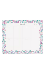 John Lewis Liberty London Cooper Dance Weekly Notepad, Multi- Buy online at McGrocer