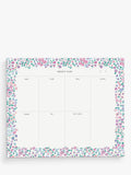 Liberty London Cooper Dance Weekly Notepad, Multi, UK version