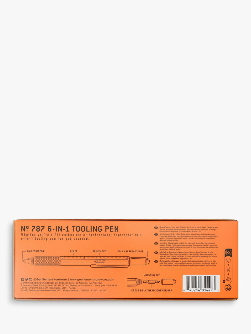 Gentlemen's Hardware 6-in-1 multi-tool pen, UK version