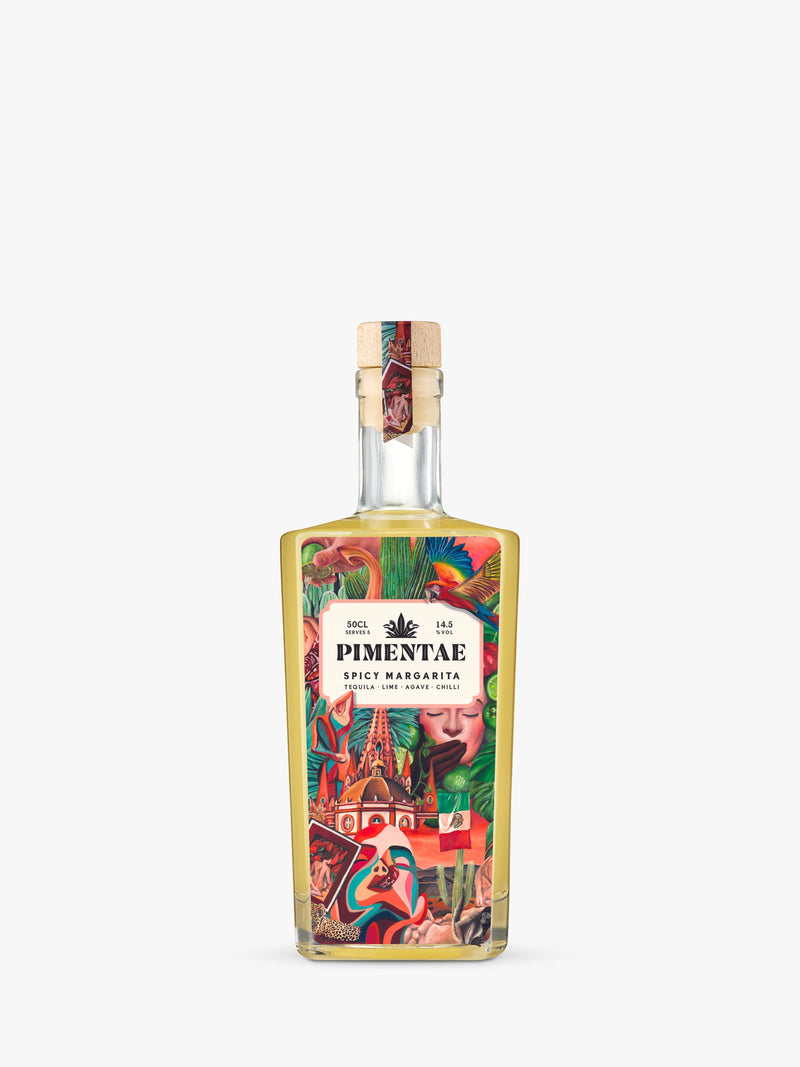 Pimentae spicy margarita cocktail 50cl, imported from the UK