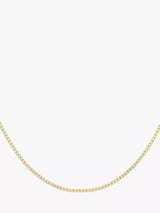 John Lewis IBB 18ct Yellow Gold Venetian Box Chain Necklace, Gold, 46cm- Buy online at McGrocer