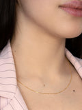 IBB 18ct yellow gold Venetian box chain necklace 46cm (British brand)