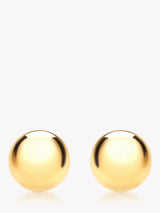 John Lewis IBB 18ct Yellow Gold 8mm Polished Ball Stud Earrings- Buy online at McGrocer