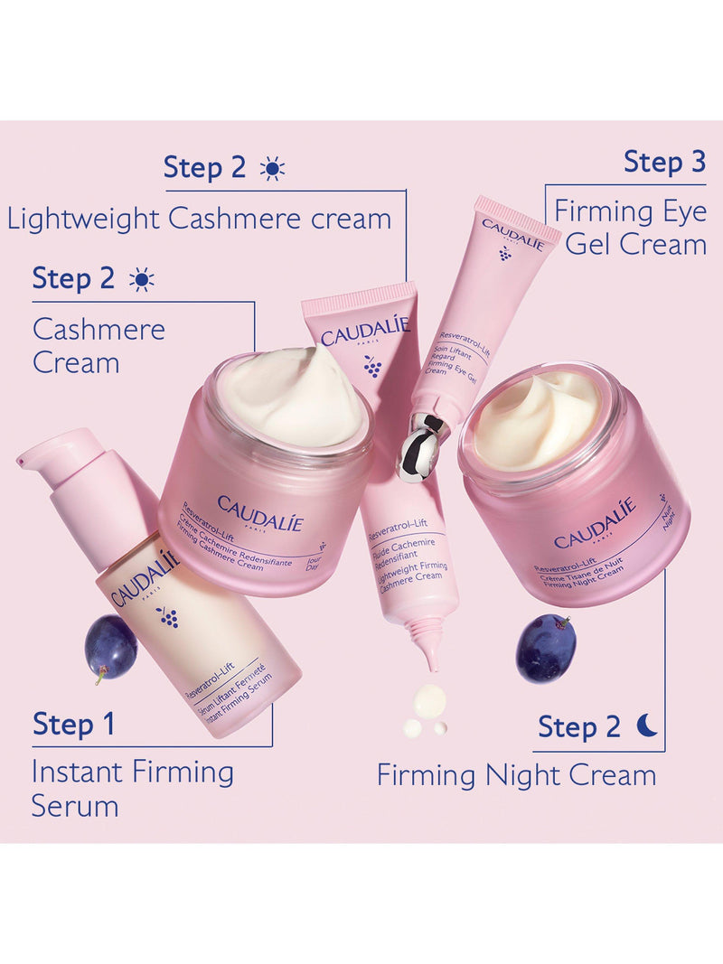 Caudalie Resveratrol-Lift depuffing eye cream 15ml, imported from the UK
