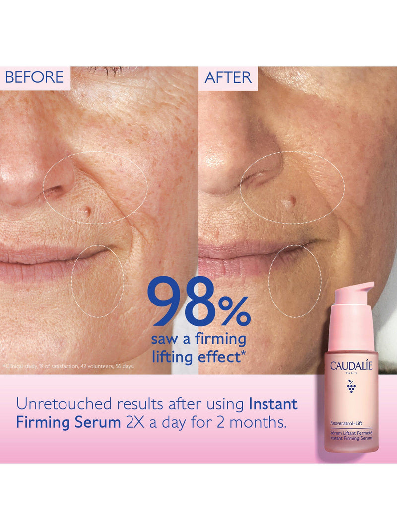 Caudalie Resveratrol-Lift Instant Firming Serum refill 30ml, imported from the UK