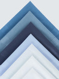 John Lewis handkerchiefs blue multi pack of 7, imported from the UK