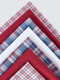 John Lewis handkerchiefs pack of 7 cotton red multi, UK version