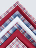 John Lewis handkerchiefs pack of 7 cotton red multi, UK version