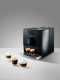 JURA C8 coffee machine in black, UK version