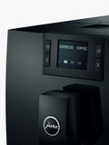 JURA C8 coffee machine in black, UK version