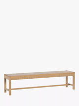 John Lewis Laura Ashley Braystone Dining Bench Washed Oak- Buy online at McGrocer