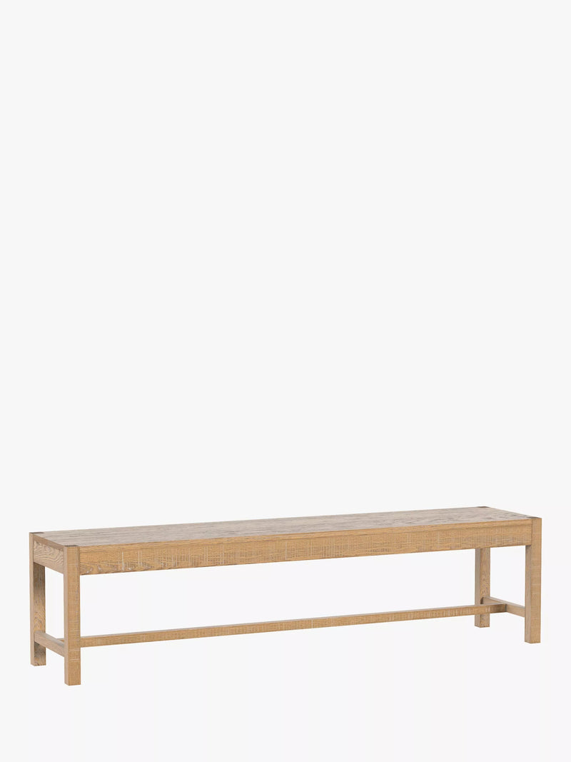 Laura Ashley Braystone dining bench washed oak (British brand)