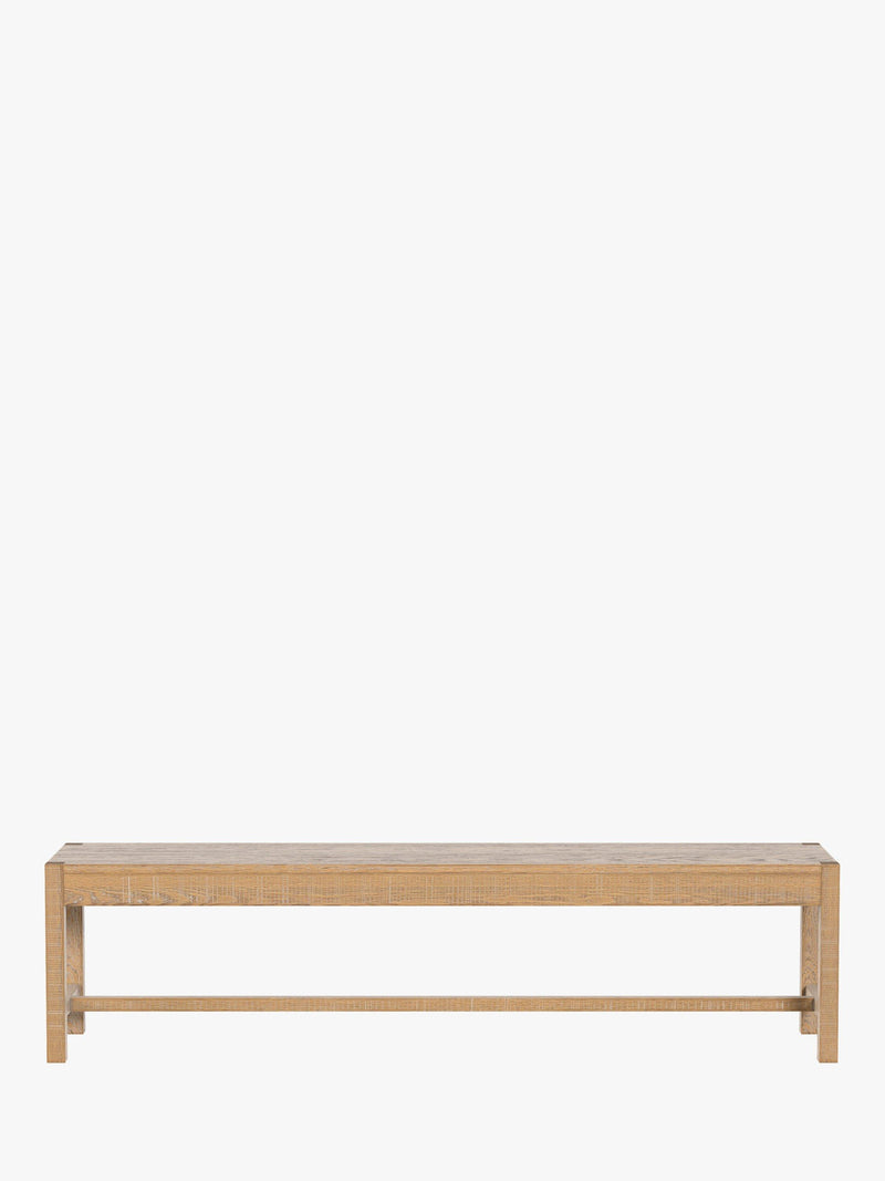 Laura Ashley Braystone dining bench washed oak (British brand)