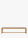 Laura Ashley Braystone dining bench washed oak (British brand)
