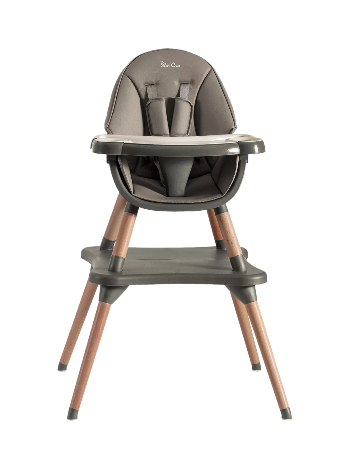 Silver Cross 4-in-1 Eat & Play Highchair, Grey - McGrocer