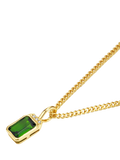 DPT Antwerp pendant necklace with green Diopside gemstone, imported from the UK