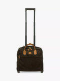 Bric's Life carry-on trolley laptop bag in green olive (British brand)