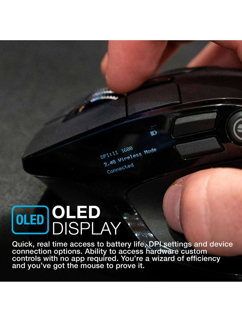 JLab Wireless Bluetooth Mouse Black - British product