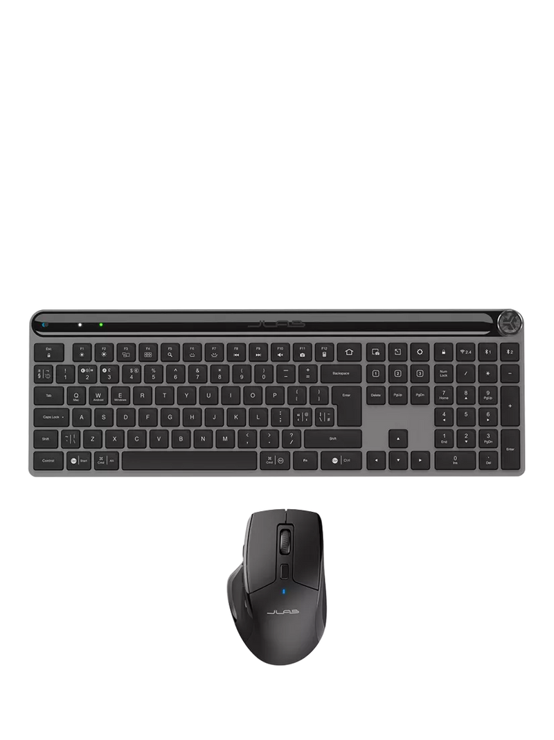 JLab wireless keyboard and mouse set black, imported from the UK