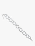 Jools cubic zirconia circle link bracelet 18.25cm - British product