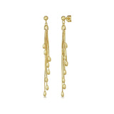 Jools by Jenny Brown beaded tassel drop earrings, imported from the UK