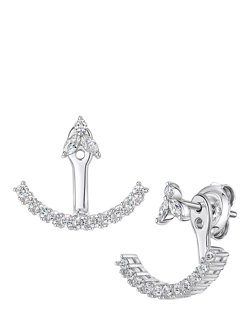 Jools by Jenny Brown cubic zirconia drop earrings, imported from the UK