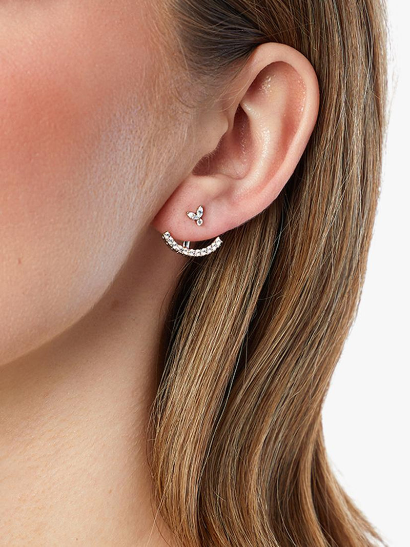 Jools by Jenny Brown cubic zirconia drop earrings, imported from the UK