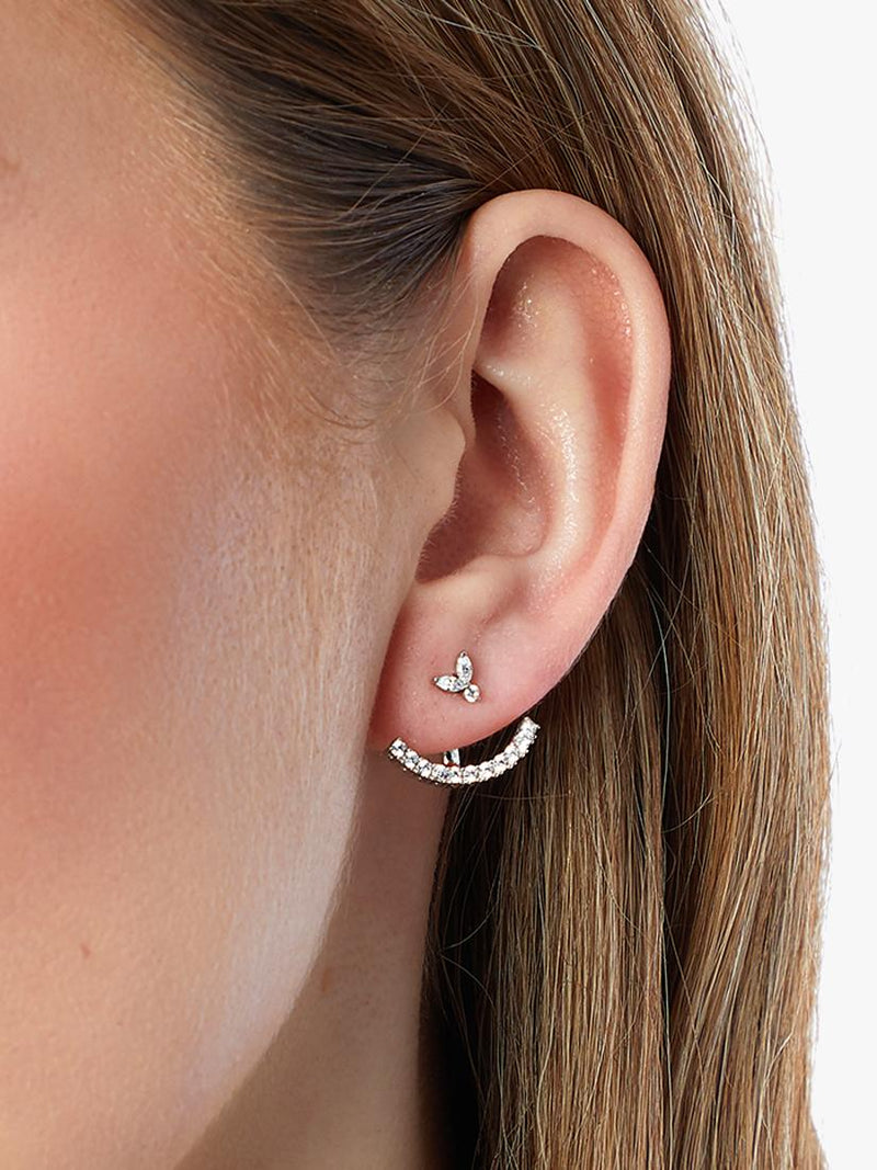 Jools by Jenny Brown cubic zirconia drop earrings, imported from the UK