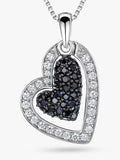 Jools by Jenny Brown cubic zirconia pendant necklace, UK version