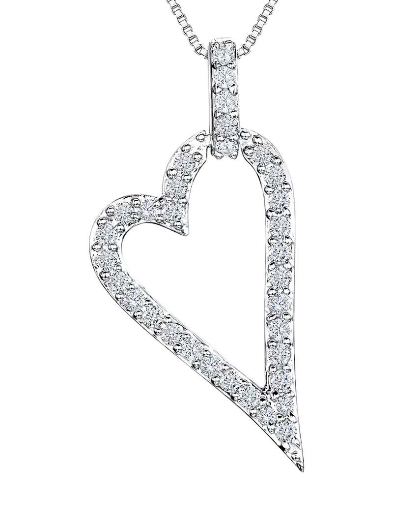 Jools by Jenny Brown cubic zirconia pendant silver, imported from the UK