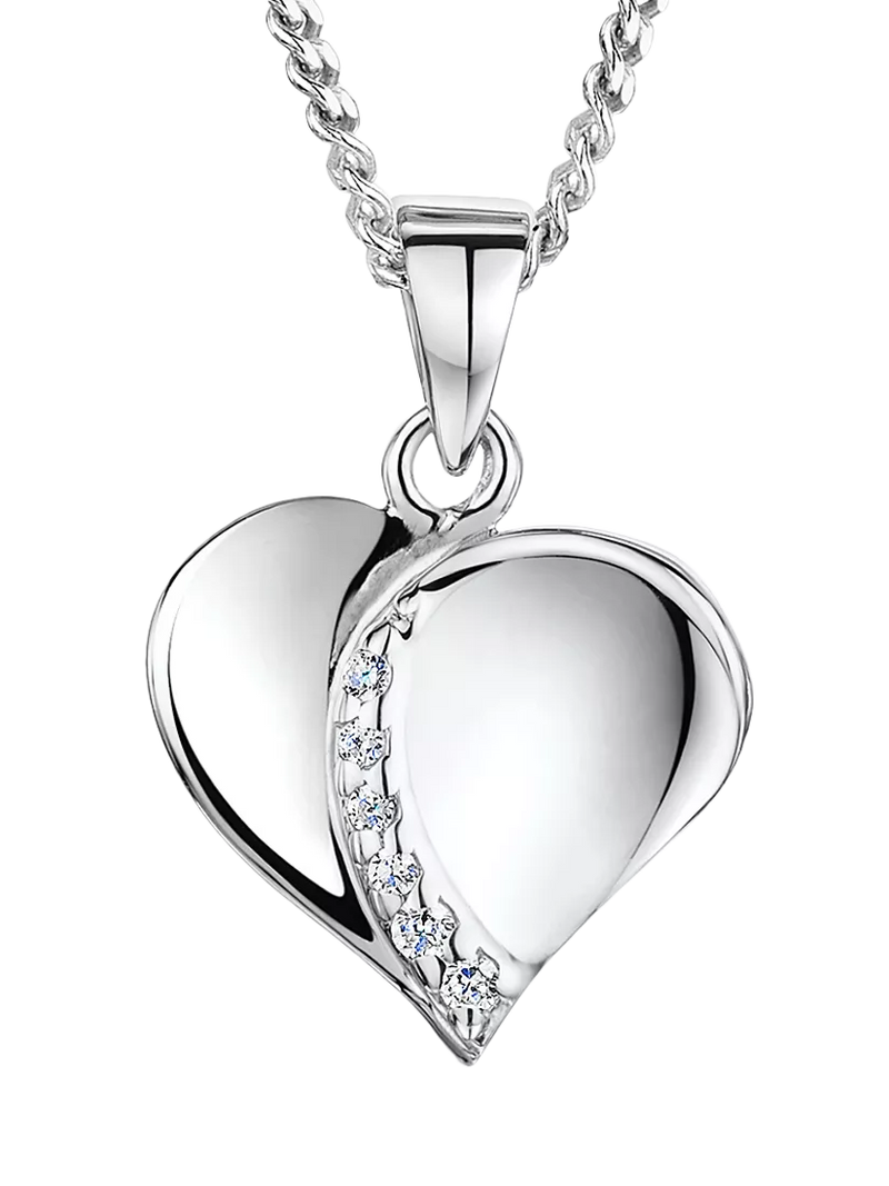 Jools by Jenny Brown Cubic Zirconia Heart Pendant Necklace