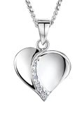Jools by Jenny Brown Cubic Zirconia Heart Pendant Necklace
