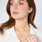 Jools by Jenny Brown cubic zirconia heart pendant necklace, imported from the UK