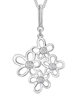 John Lewis Jools by Jenny Brown Graduated Multi Flower Pendant Necklace- Buy online at McGrocer