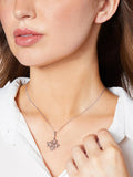 Jools by Jenny Brown graduated multi flower pendant necklace (British brand)