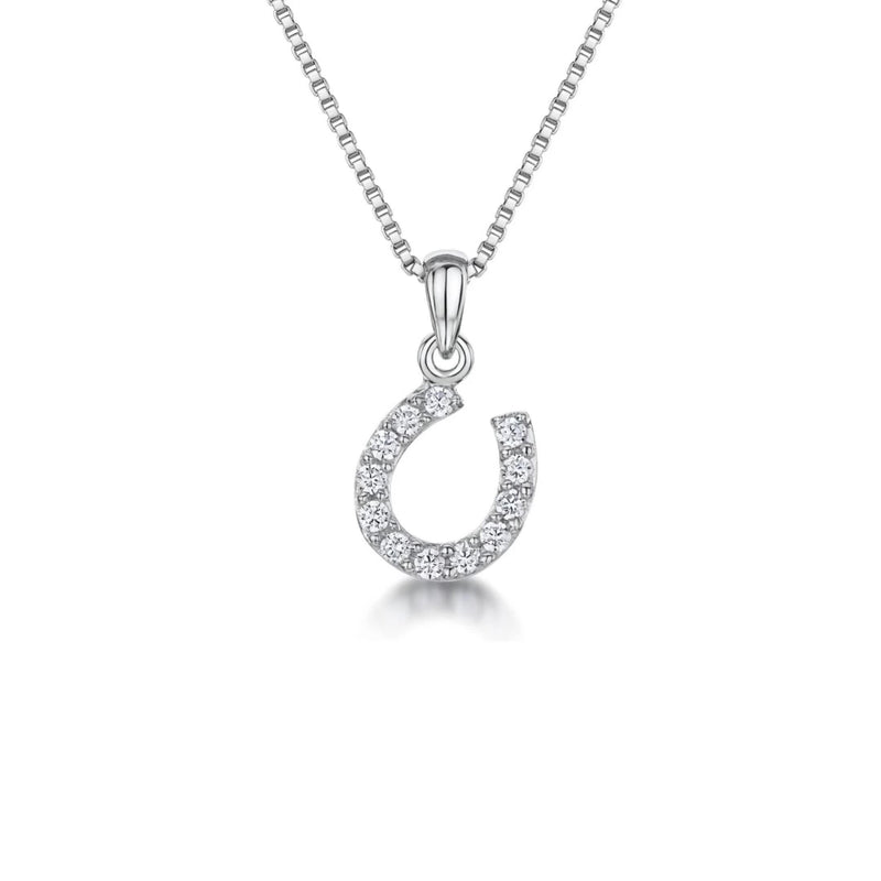 Jools by Jenny Brown horseshoe pendant necklace, imported from the UK