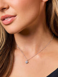 Jools by Jenny Brown small pave heart pendant necklace 16mm (British brand)