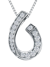 John Lewis Jools by Jenny Brown Twisted Curl Pendant Necklace, Silver- Buy online at McGrocer