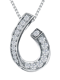 Jools by Jenny Brown twisted curl pendant necklace (British brand)