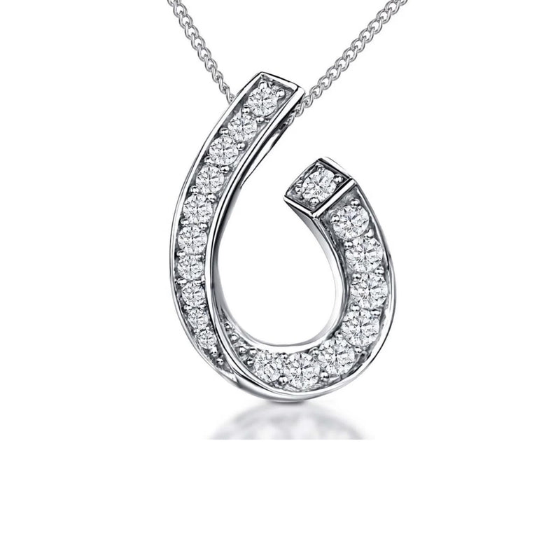 Jools by Jenny Brown twisted curl pendant necklace (British brand)