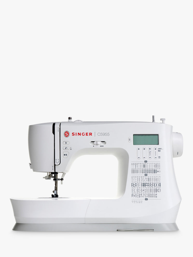 Singer C5955 computerised sewing machine, UK version