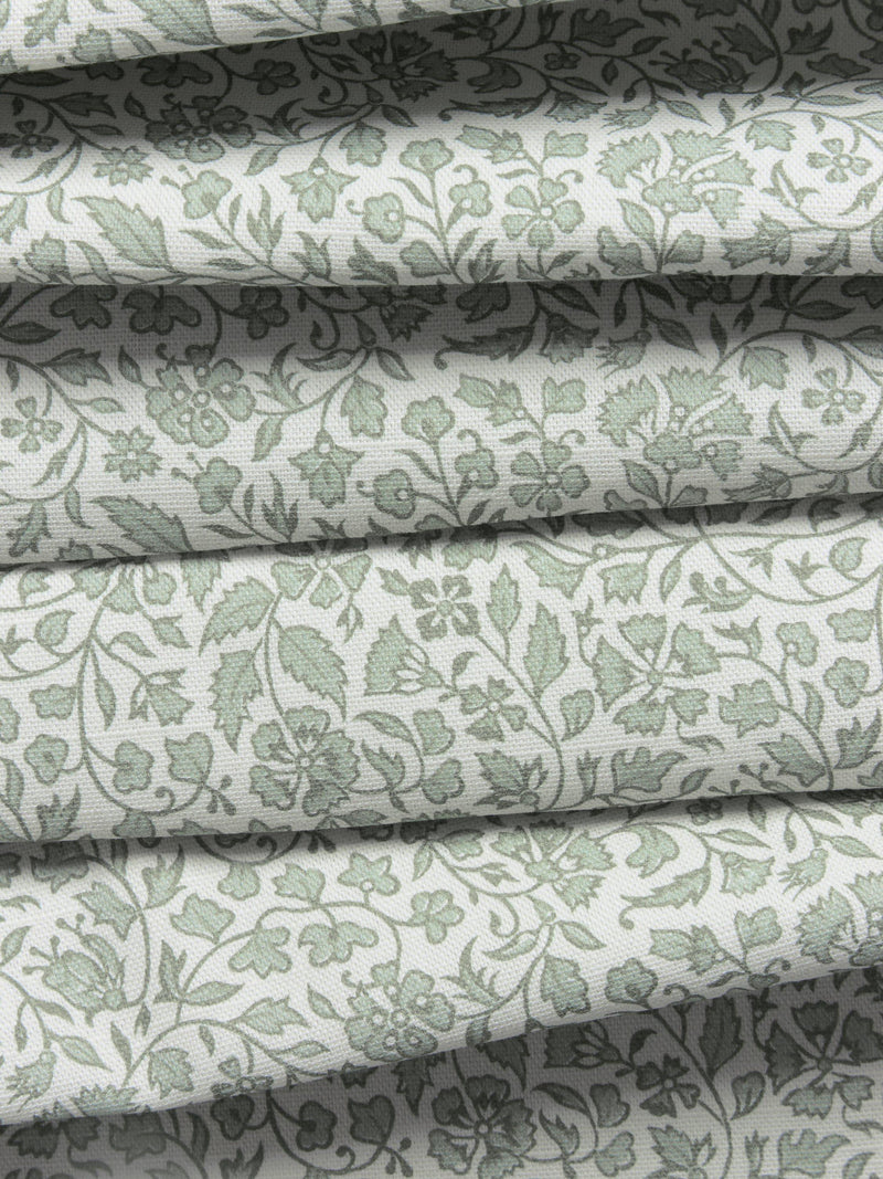 John Lewis Amara green furnishing fabric W145cm, imported from the UK
