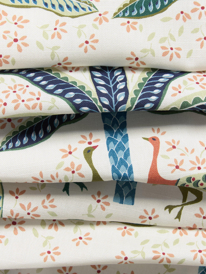 John Lewis Peacock Palm furnishing fabric 139cm, UK version