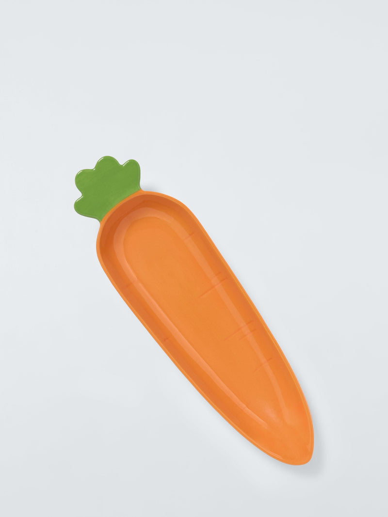 Easter Carrot Stoneware Dish 31cm Orange