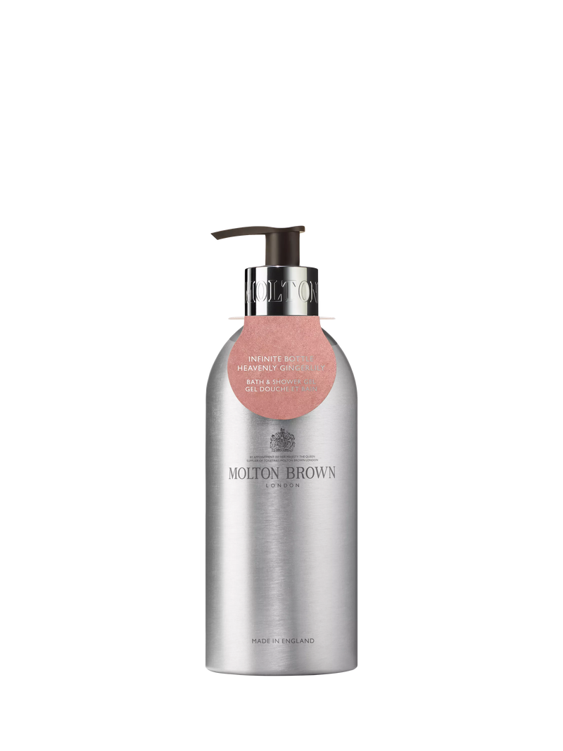 Molton Brown Heavenly Gingerlily bath and shower gel 400ml, imported from the UK