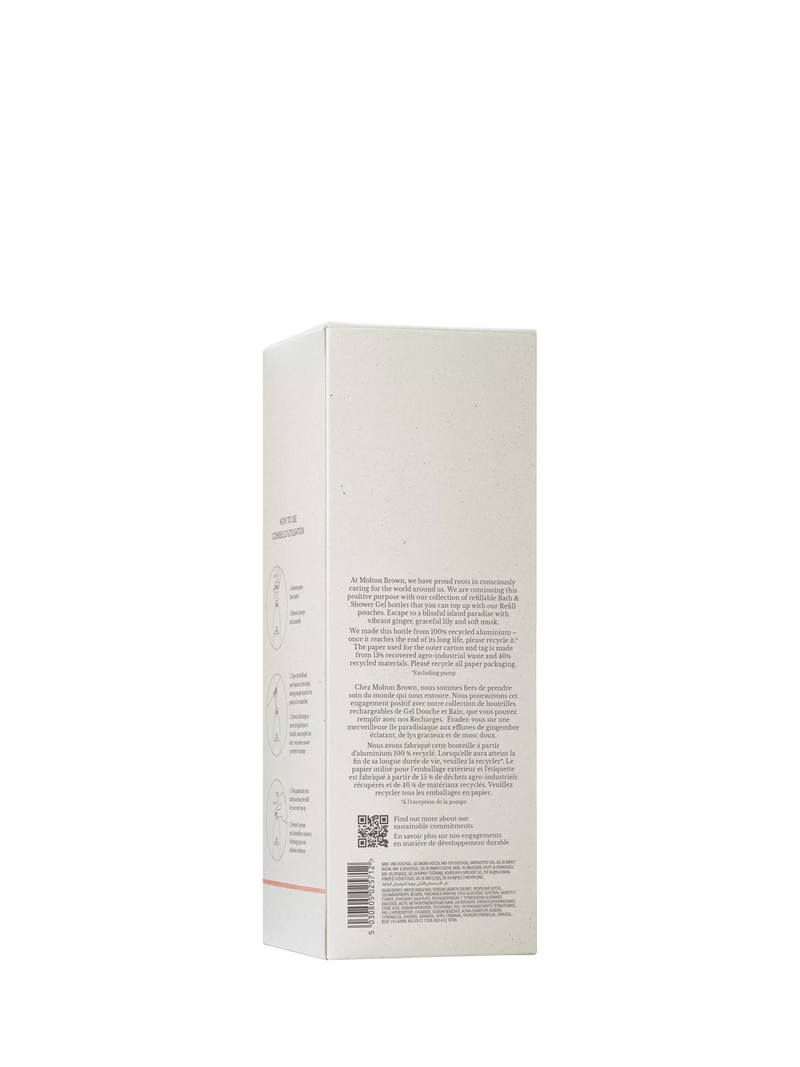 Molton Brown Heavenly Gingerlily bath and shower gel 400ml, imported from the UK