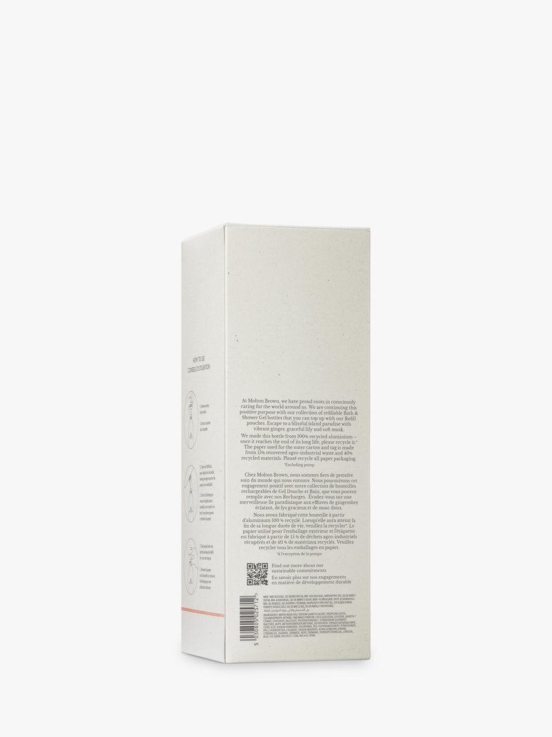 Molton Brown Heavenly Gingerlily bath and shower gel 400ml, imported from the UK