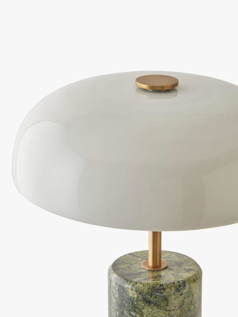 John Lewis Porcini green marble mini table lamp (British brand)