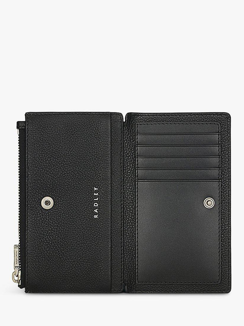 Radley Coin Street bifold purse in black, UK version