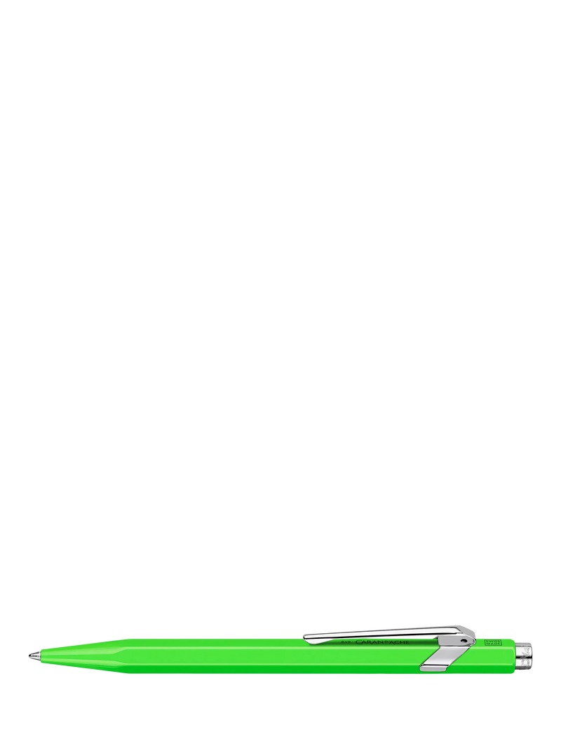 Caran d'Ache 849 Popline ballpoint pen Fluo Green (British brand)